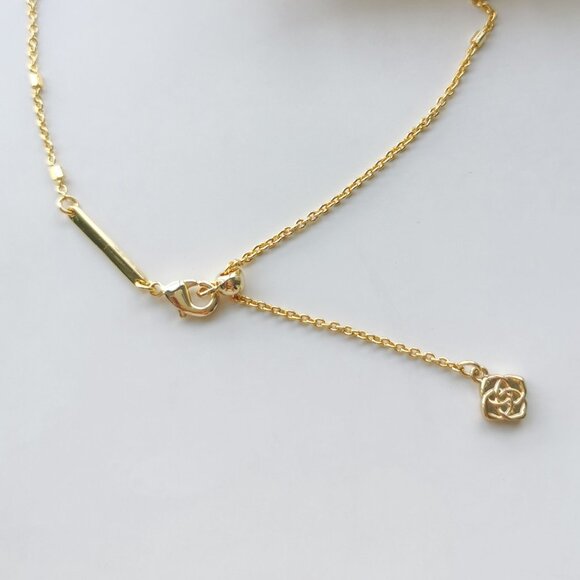Kendra Scott Letter Gold I Pendant Necklace - Picture 4 of 4